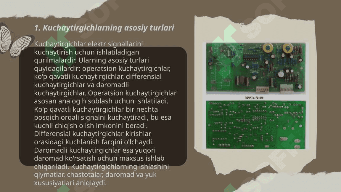 Electronics WorkpenBche dasturida kuchaytirgich sxemalari 2