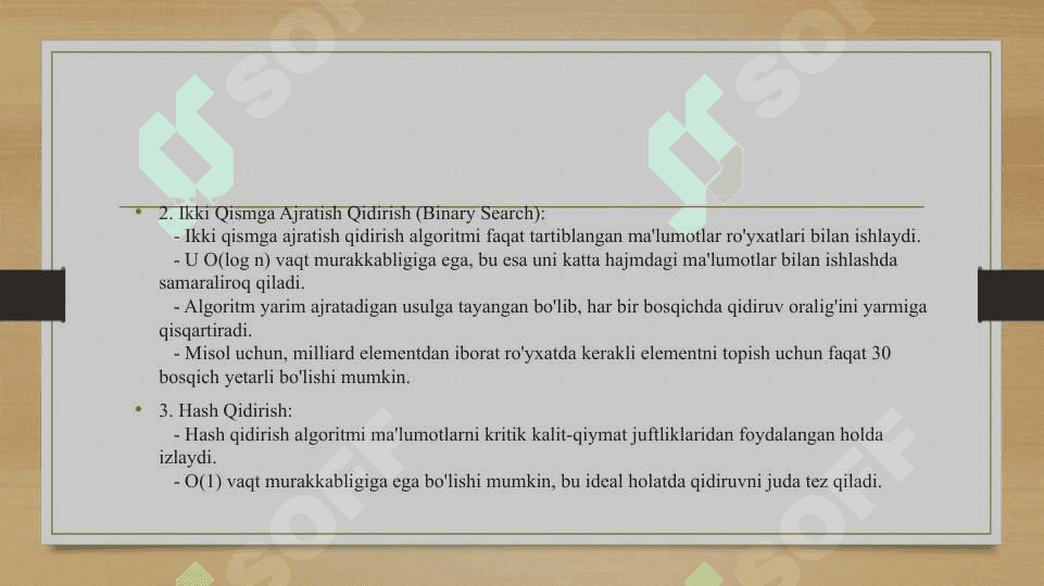 MA’LUMOTLARNI QIDIRISHDA XATOLIKLARNI TAHLIL QILISH 3