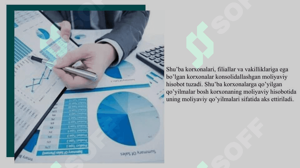 Moliyaviy hisobotlar. Moliyaviy hisobotlar tahlili 8
