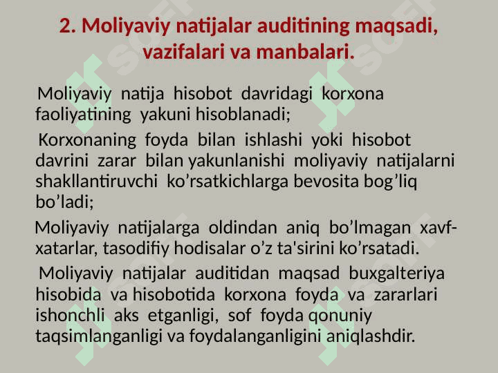 MOLIYАVIY NATIJALAR AUDITI 5