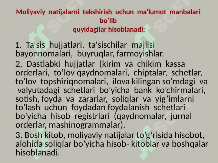 MOLIYАVIY NATIJALAR AUDITI 6