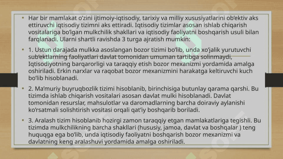 Milliy iqtisodiy rivojlanishining makroiqtisodiy dasturlarini tuzish 4