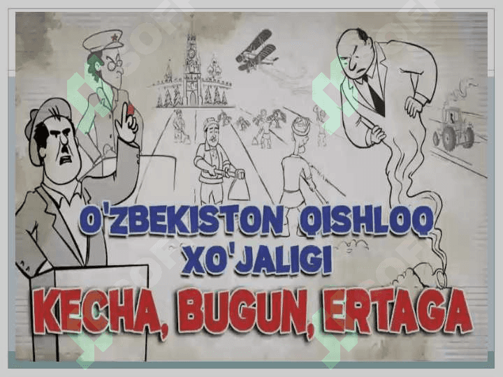 QISHLOQ XO‘JALIGIDA MULK VA TADBIRKORLIK SHAKLLARI, ULARNING BOZOR SHAROITIDA RIVOJLANISHI 7