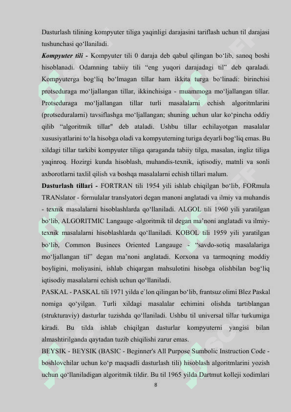 Lug‘atlar (dictionaries) va hash jadval tushunchasi 8