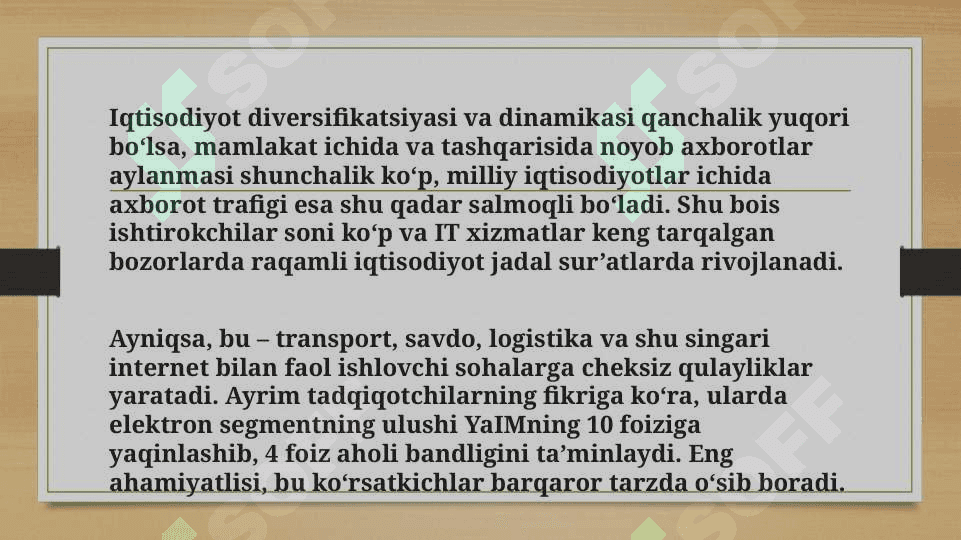 Raqamli iqtisodiyotda yangi tendensiyalar 7