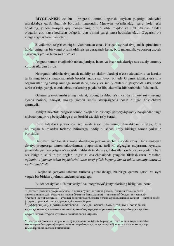 OLAMNING UNIVERSAL ALOQALARI VA RIVOJLANISH. FALSAFANING QONUN VA KATEGORIYALARI 3
