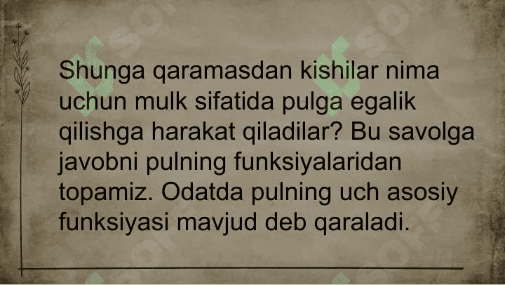 Pul bozorida muvozanat 4