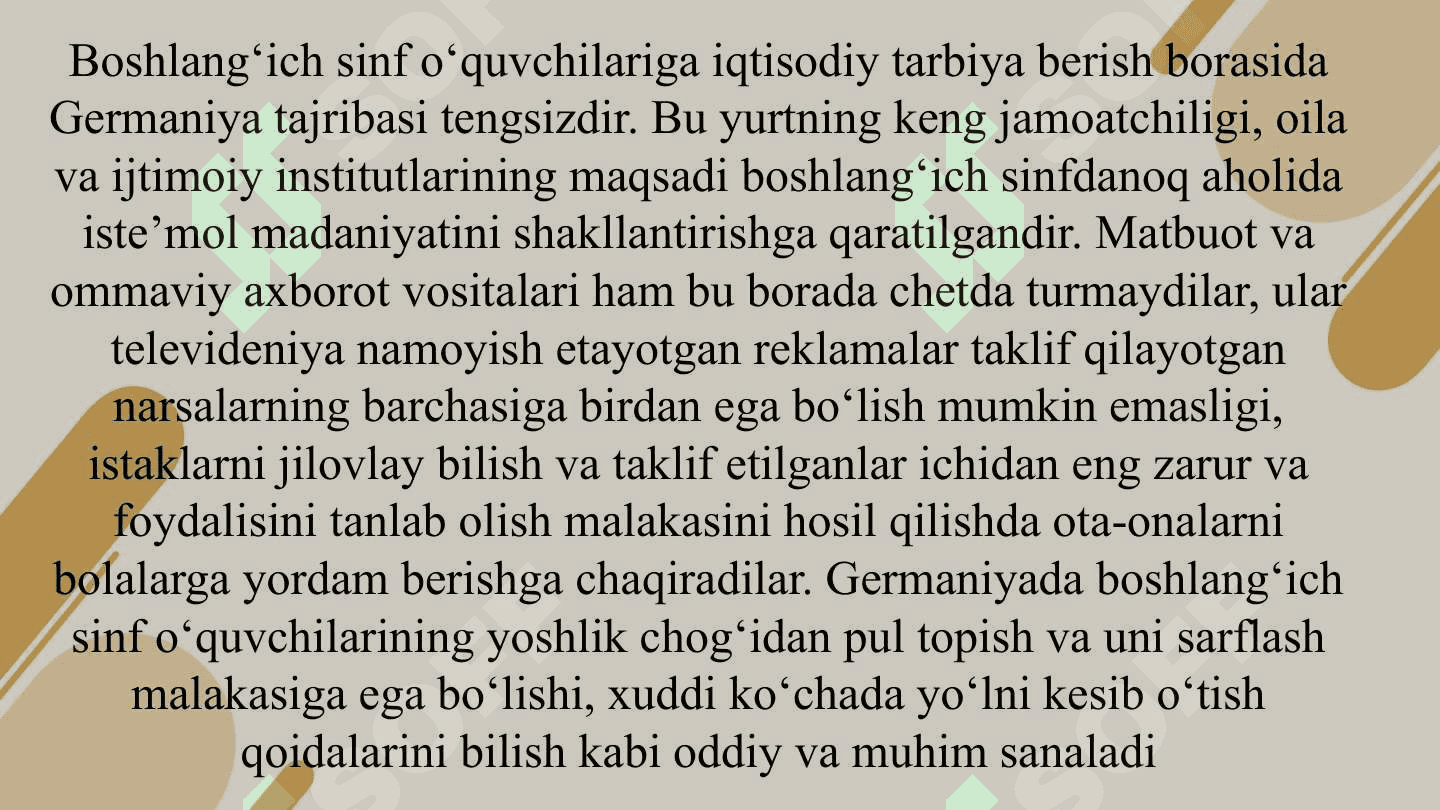Iqtisodiy tarbiya nima 4