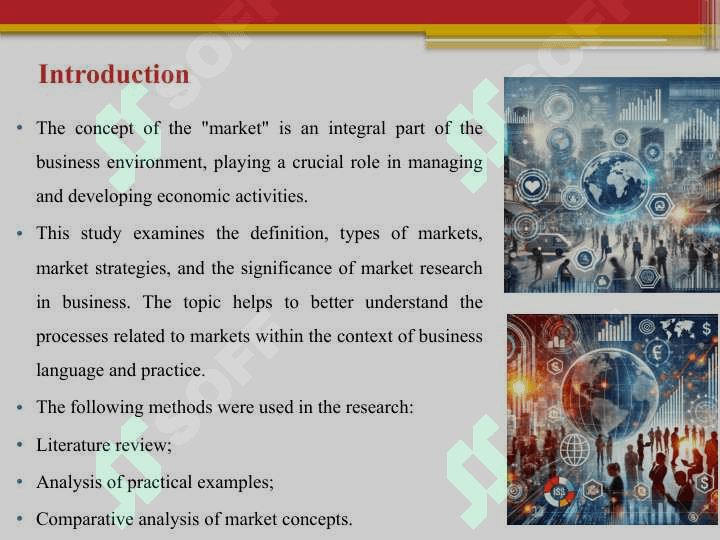 Terms related to the "market" concept within Business English lexicon 3