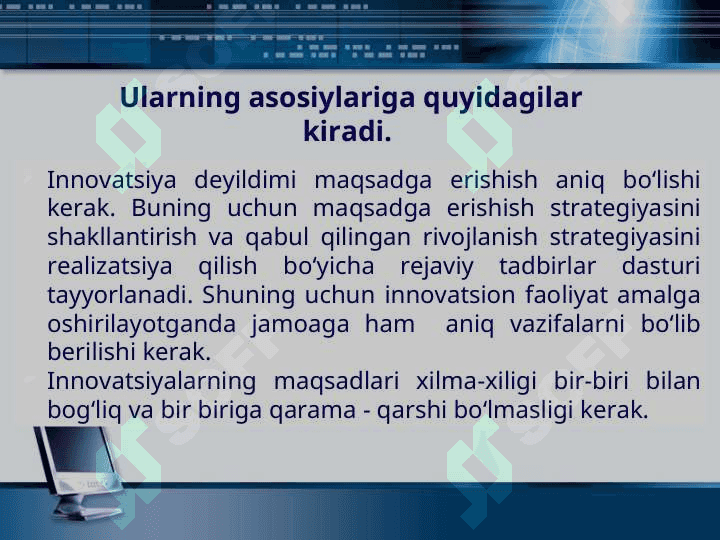 Innovatsion menejmentning maqsad va vazifalari 5