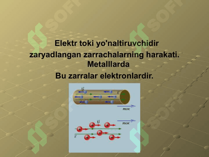 Elektr tokining harakatlari 2