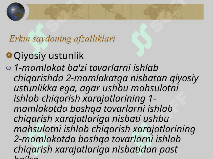 valyuta kursi mexanizmlari va to'lov balansi 4