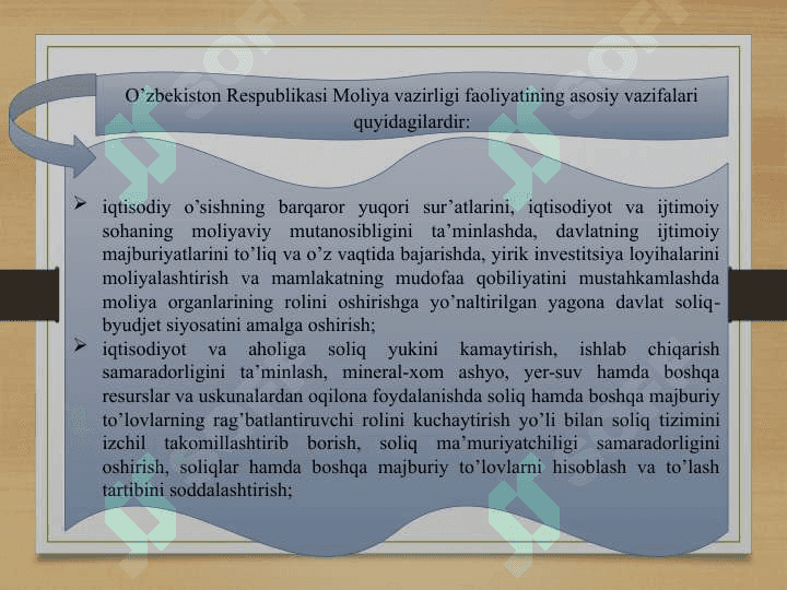 Молия бозори рисклари ва портфелни бошқариш (2) 4