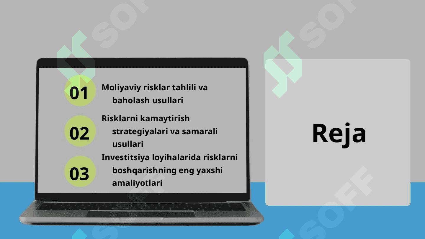 Investitsiya loyihalarini amalga oshirishda moliyaviy risklar va ularni samarali boshqarish yo'llari 2