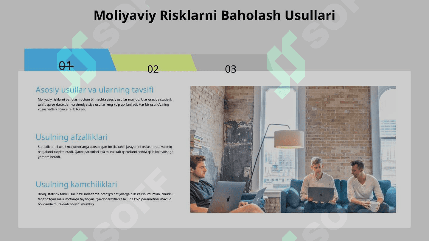 Investitsiya loyihalarini amalga oshirishda moliyaviy risklar va ularni samarali boshqarish yo'llari 4