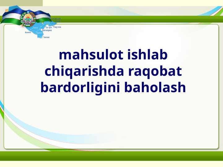 Innovatsion menejmentning mohiyati va uni o`qitishning texnologik modulini yaratish”