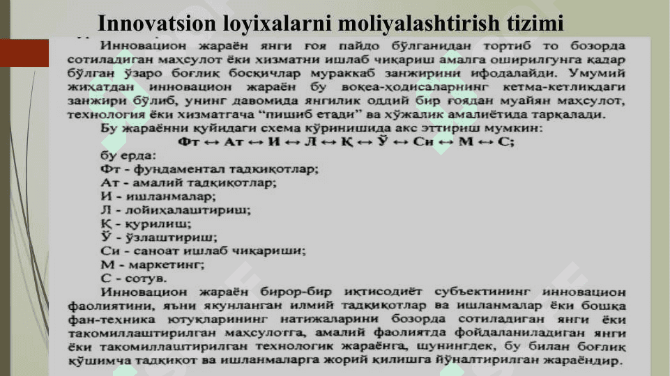 Innovatsion loyihalarni venchurli moliyalashtirish 3