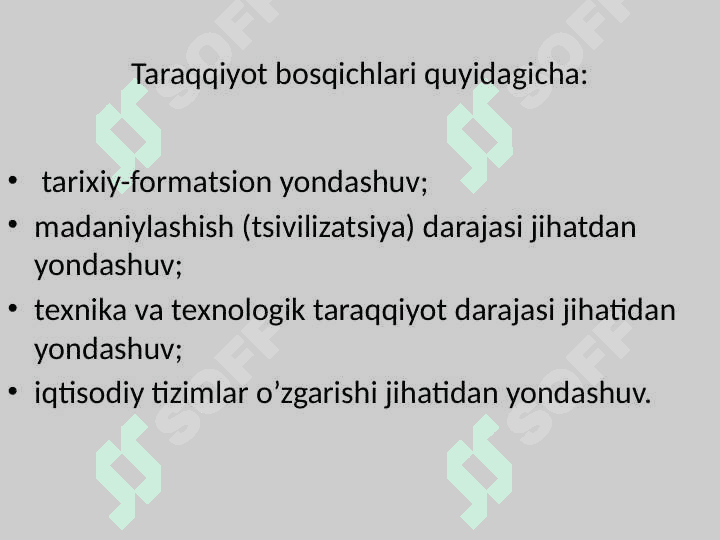 Ijtimoiy-iqtisodiy taraqqiyot modellari 2