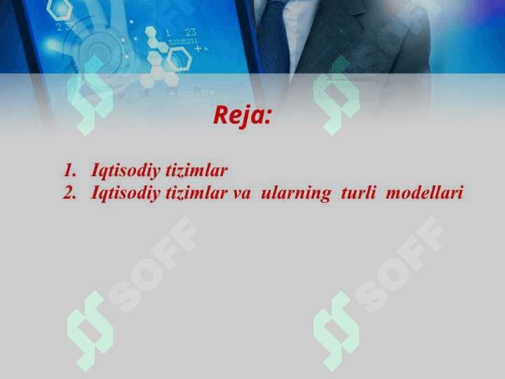 Iqtisodiyotda amaliy dasturiy ta'minotning o’rni va ahamiyati 2