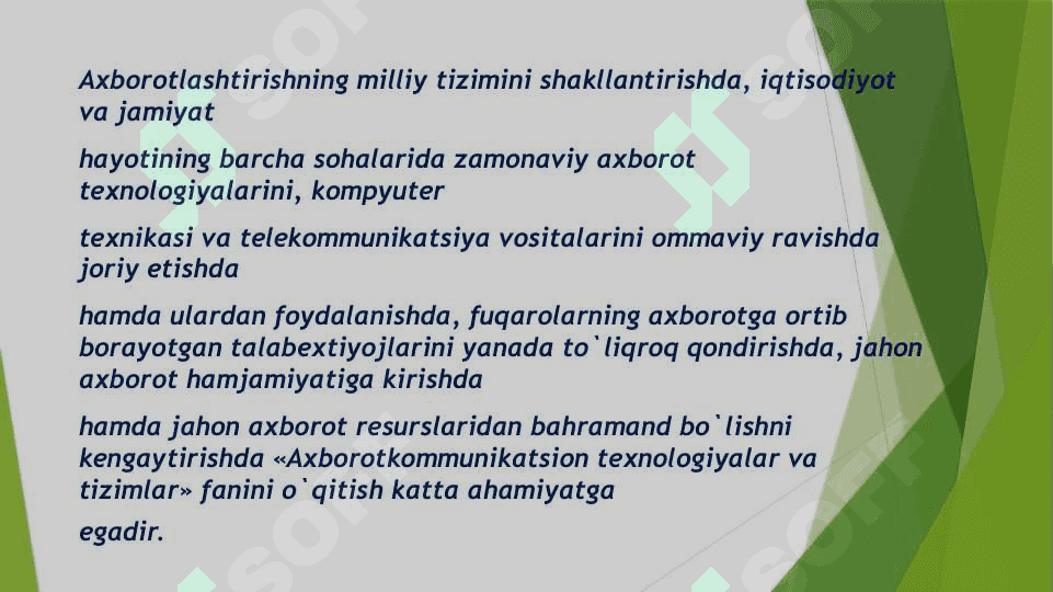 Iqtisodiyotda axborot-kommunikatsiya tizimlar va texnologiyalar” fanining ta’rifi mohiyati, o’qitish maqsadi va vazifalariIqtisodiyotda axborot-kommunikatsiya tizimlar va texnologiyalar” fanining ta’rifi mohiyati, o’qitish maqsadi va vazifalari 2