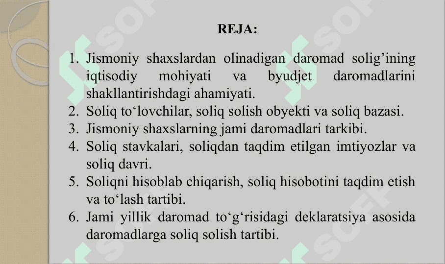 Jismoniy shaxslardan olinadigan daromad solig'ini prognozlash uslubiyati 2