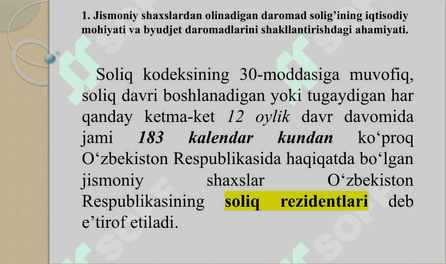 Jismoniy shaxslardan olinadigan daromad solig'ini prognozlash uslubiyati 4