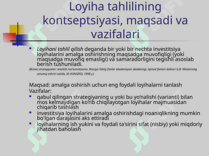 Loyiha tahlili 2
