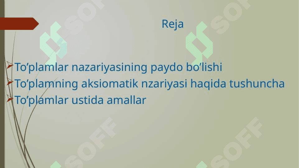 To’plamlar ustida amallar xossalarining isbotlarini o’rganish 2