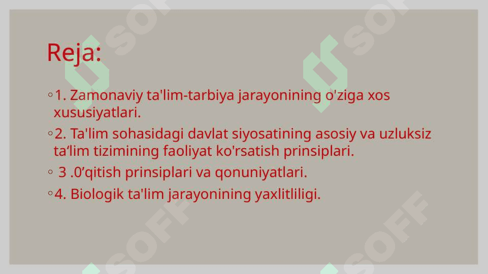 Biologiya o’qitish metodikasining dolzarb muammolariga bag’ishlangan anjumanlar uchun ma’ruza va taqdimot materiallari  tayyorlash 2