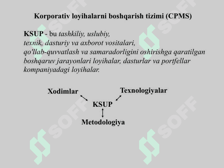 Korporativ loyihalarni boshqarish bo'yicha master klass 3