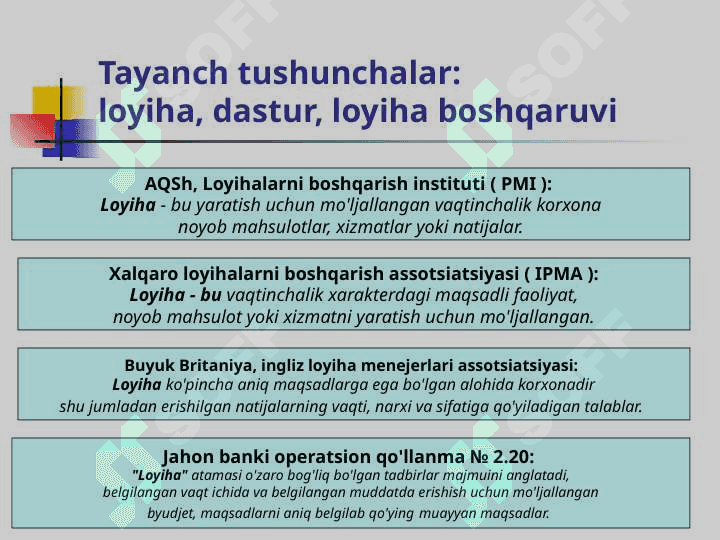Loyiha boshqaruviga kirish 3