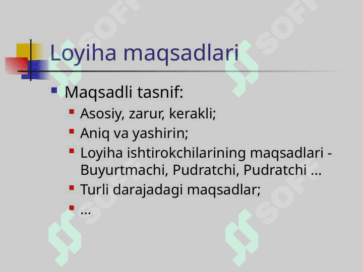Loyiha boshqaruviga kirish 6