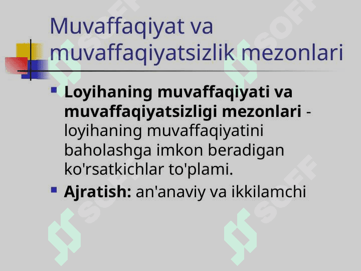 Loyiha boshqaruviga kirish 7
