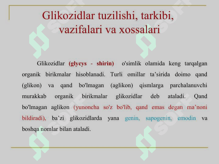 GLIKOZIDLAR 5