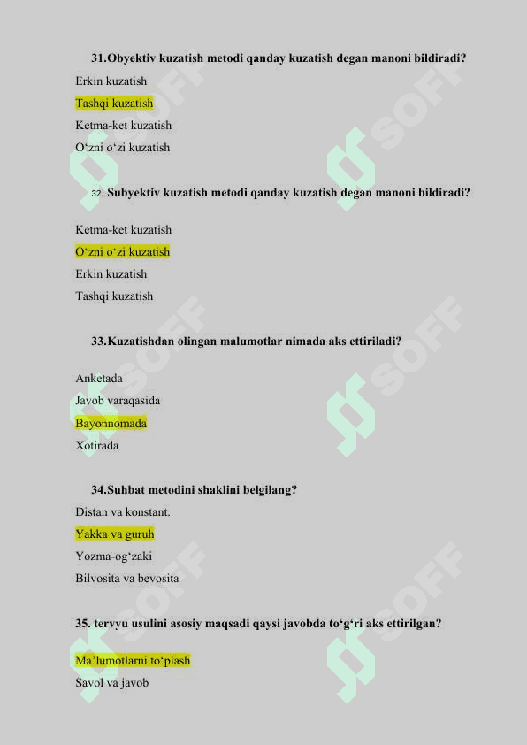 Umumiy psixodiagnostika fanidan 100 ta test 7