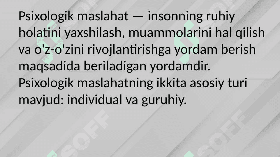 Psixologik konsultatsiya jarayoni 5