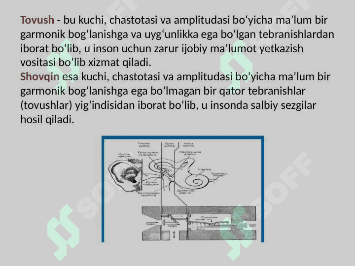 Shovqin. Shaharlarda shovqin muammosi va inson salomatligi. Qishloq xo‘jaligi va biosfera 3