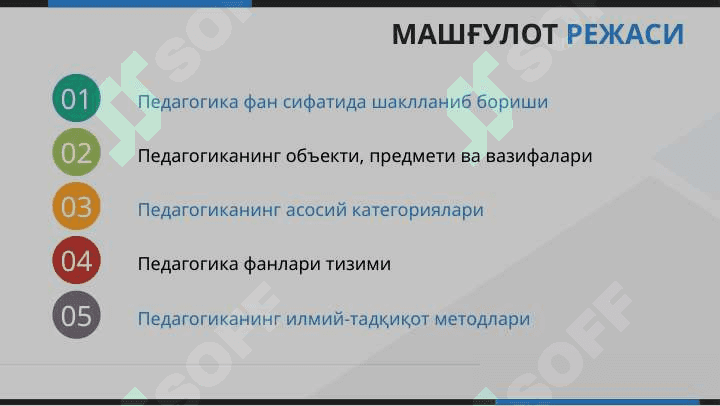 ПЕДАГОГИКАНИНГ ПРЕДМЕТИ ВА maqsadi 3