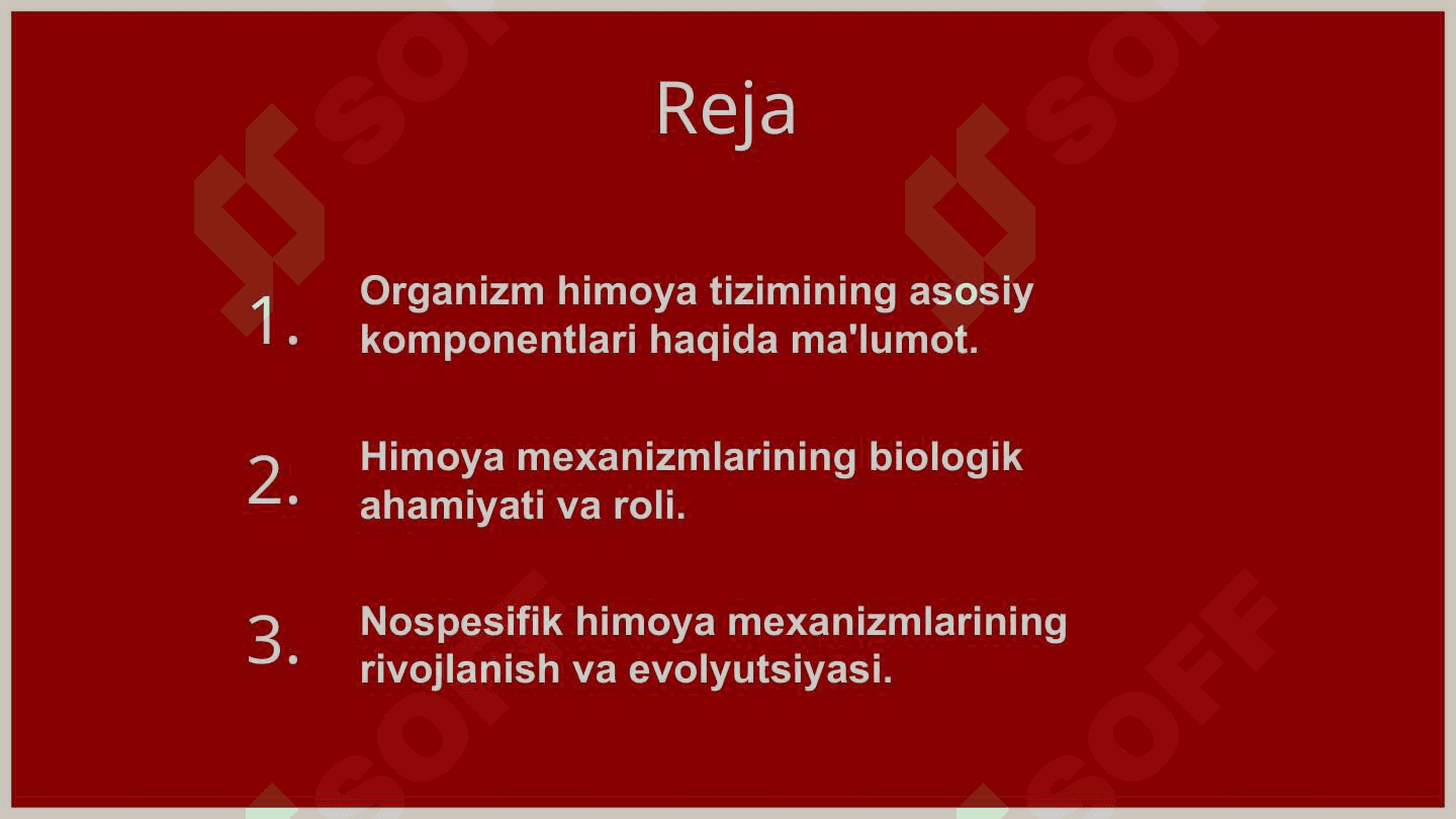 Organizmning nospesifik himoya mexanizmi 2