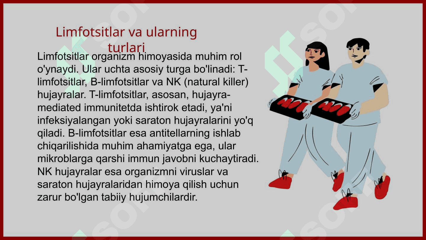 Organizmning nospesifik himoya mexanizmi 5