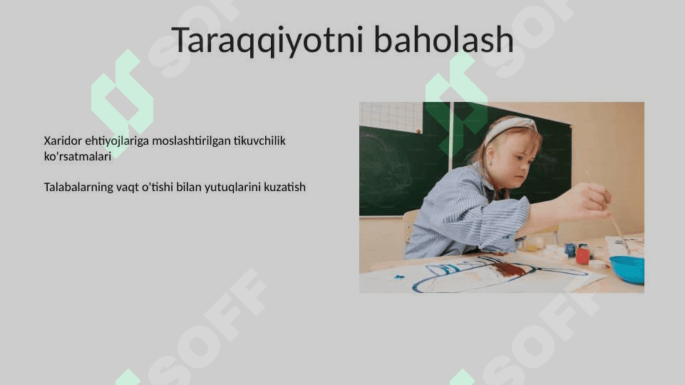 O'quvchilarni bilim,ko'nikma va malakalarini tashkil etish 5