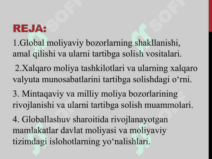 Rivojlangan bozorlar va moliyaviy inqiroz osishi 2