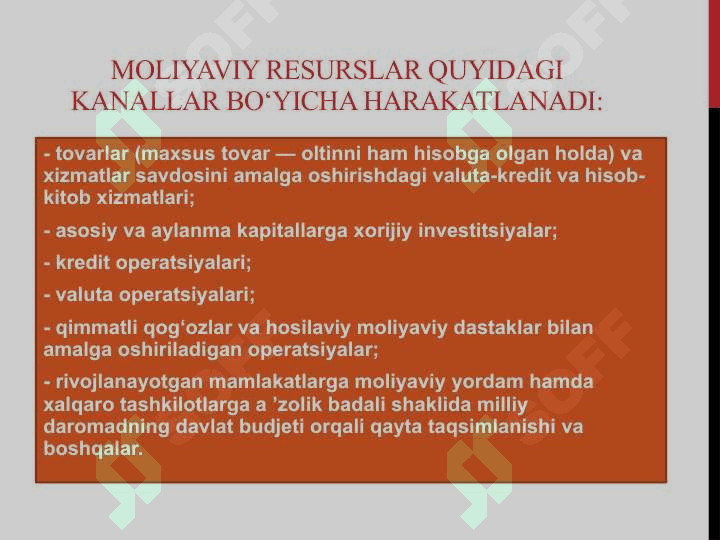 Rivojlangan bozorlar va moliyaviy inqiroz osishi 6