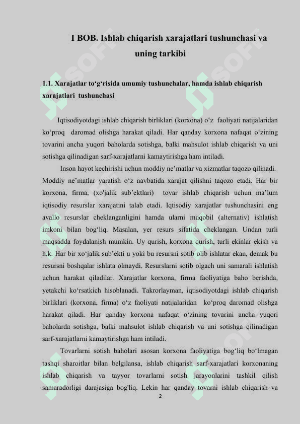 Ishlab chiqarish xarajatlari 3