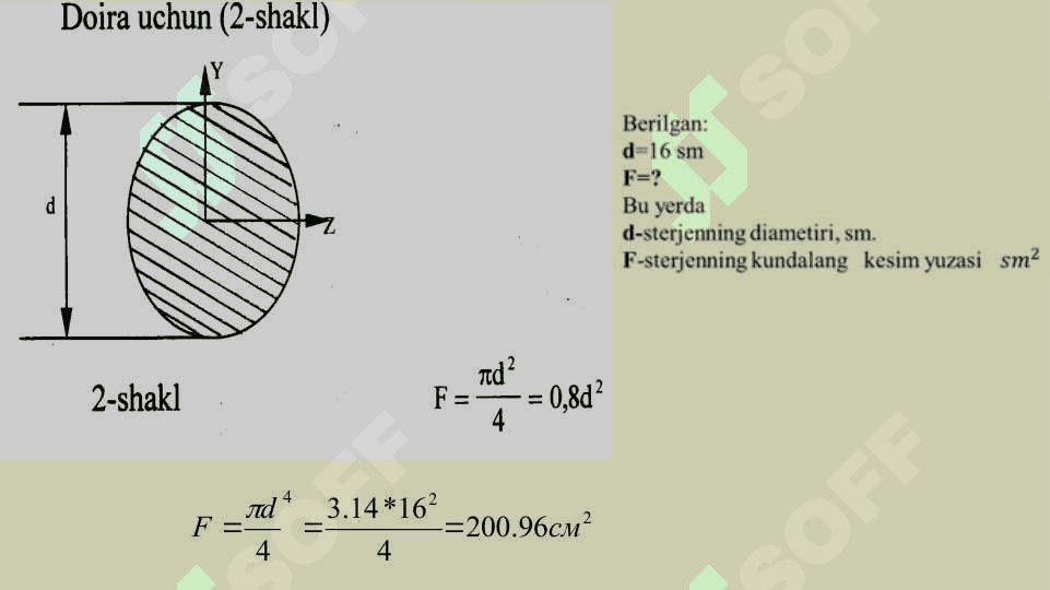 Standart profillarning asosiy xarakteristikalari bilan tanishish. Tayanch turlari: Brusning oddiy yuklangan holatlari uchun tayanch reaksiyalarini aniqlash. 8