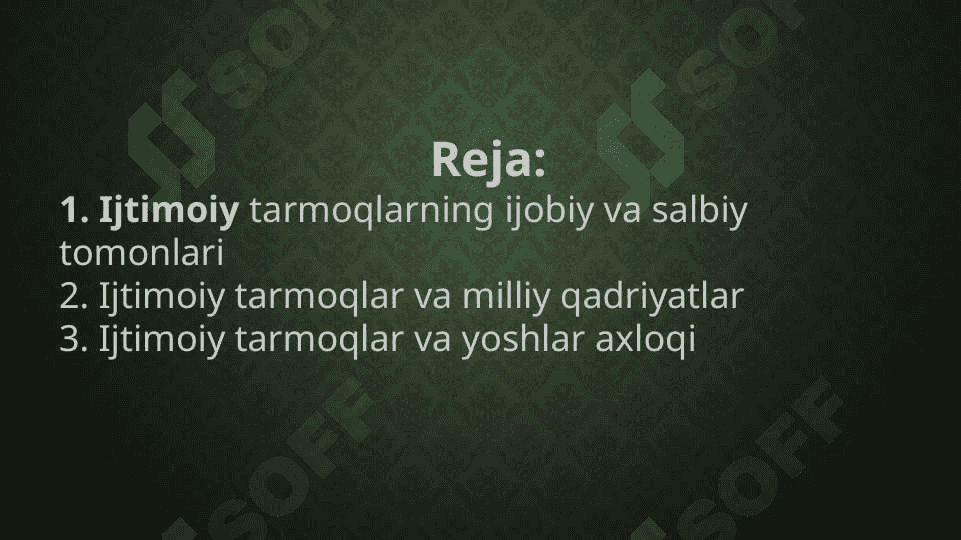 Ijtimoiy tarmoq va ularning shaxsiyatga ta’siri 2