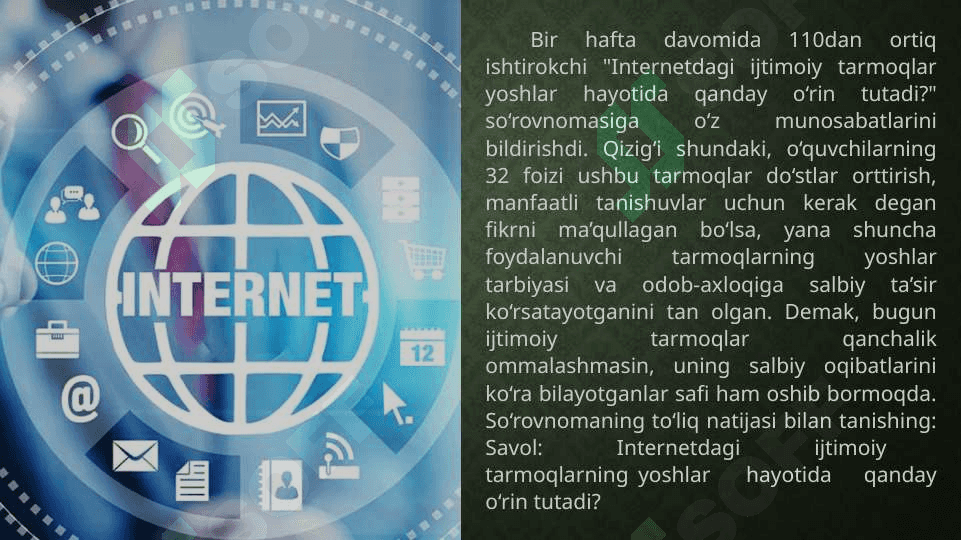 Ijtimoiy tarmoq va ularning shaxsiyatga ta’siri 4