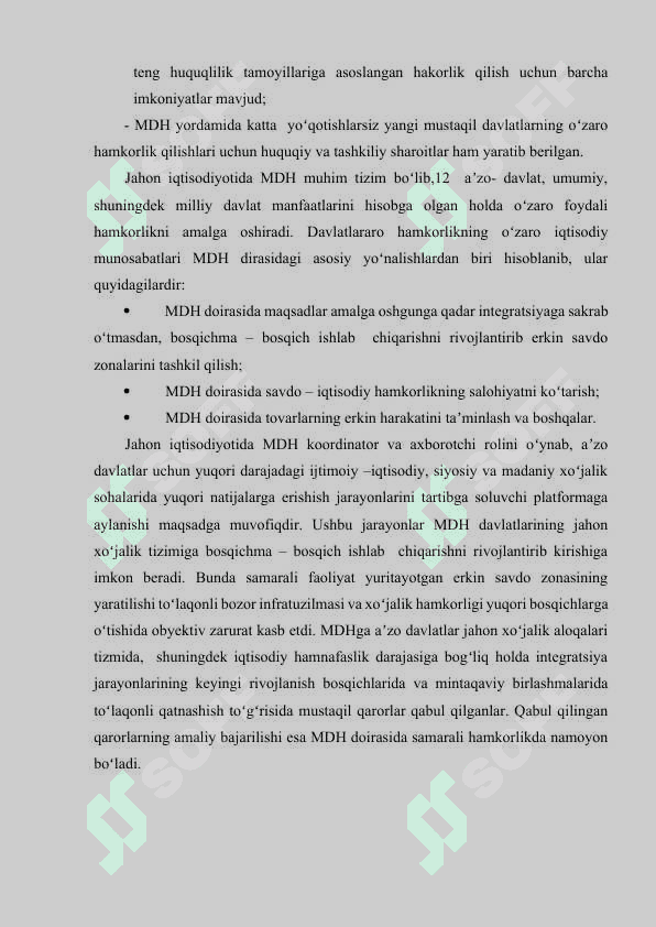 Mustaqil Davlatlar Hamdoʻstligi davlatlari va ularning iqtisodiy rivojlanishi 3
