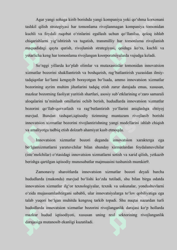Innovatsion bozor tuzulmasi va uning yangi texnologiyalar rivojlanishi 4