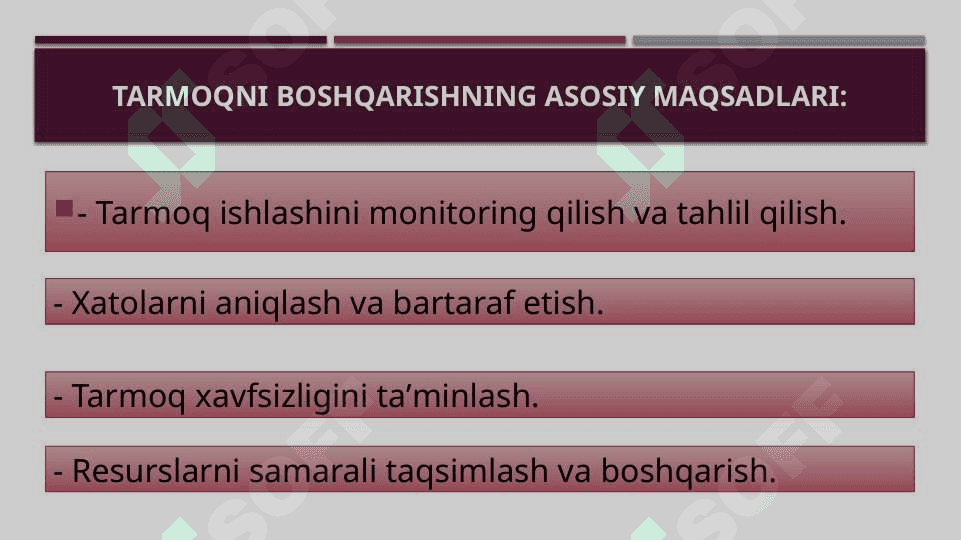 Tarmoqni boshqarish protokollari bilan ishlash 3